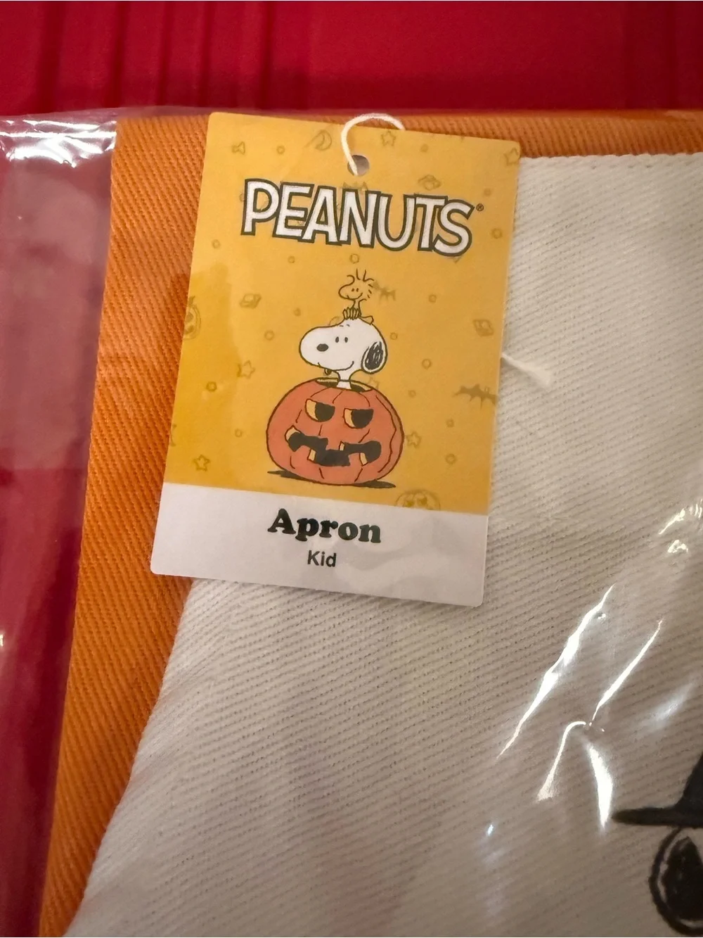 New Williams Sonoma Halloween Peanuts Kids Apron